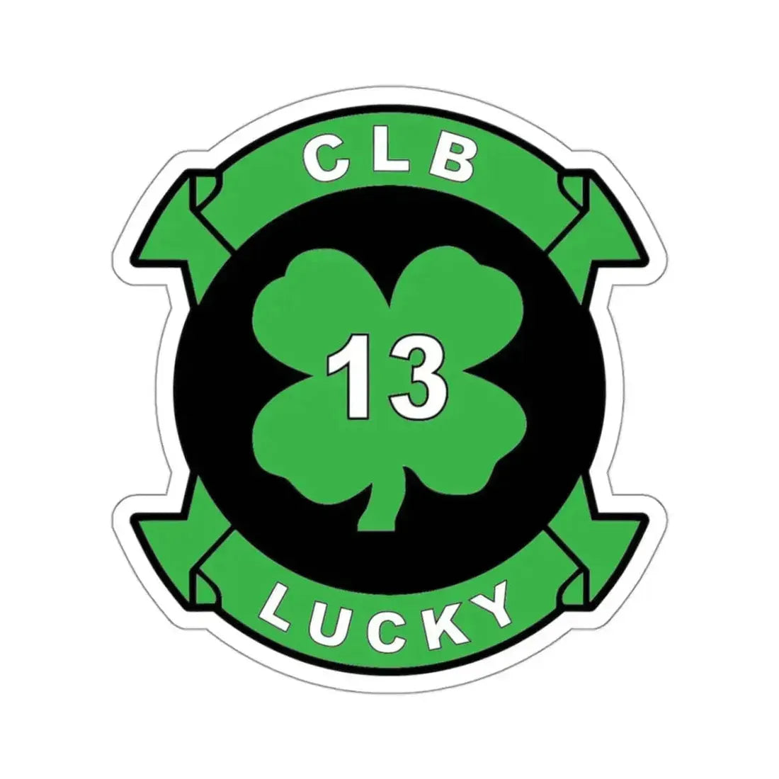 Combat Logistics Battalion 13 (USMC) STICKER Vinyl Kiss-Cut Decal 3 Inch White - The Sticker Space