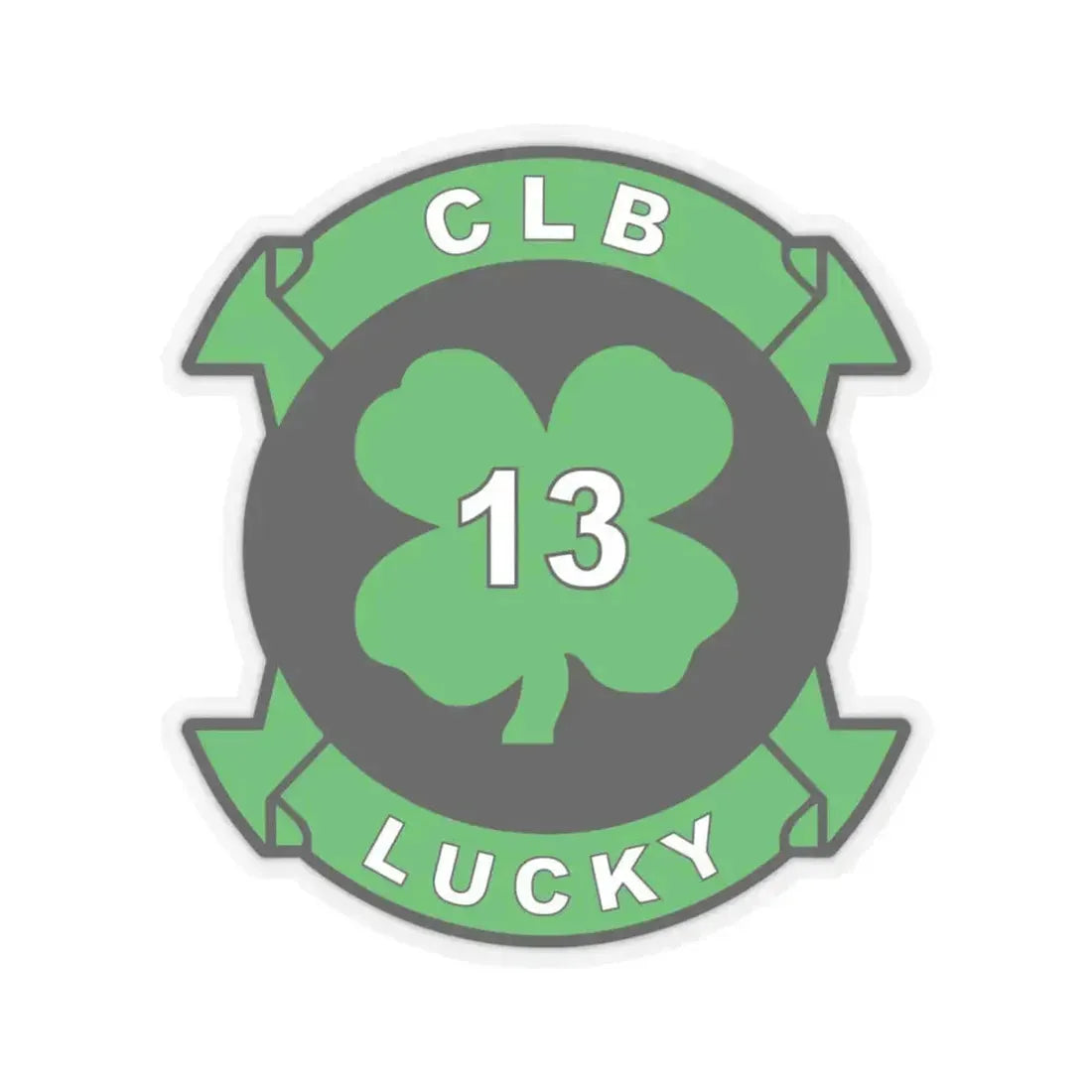 Combat Logistics Battalion 13 (USMC) STICKER Vinyl Kiss-Cut Decal 4 Inch Transparent - The Sticker Space