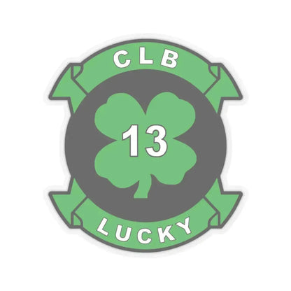 Combat Logistics Battalion 13 (USMC) STICKER Vinyl Kiss-Cut Decal 6 Inch Transparent - The Sticker Space