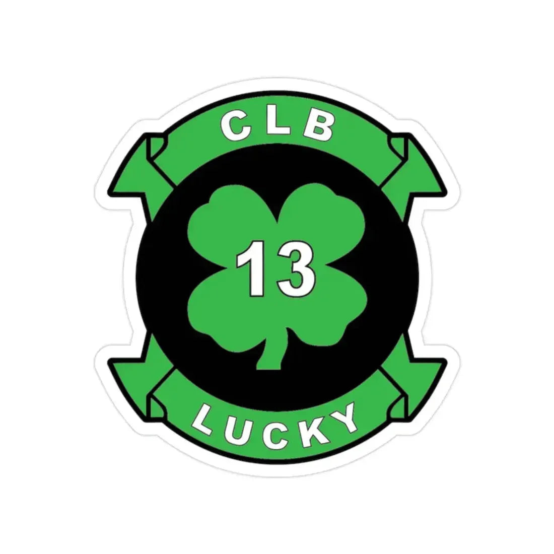 Combat Logistics Battalion 13 (USMC) Transparent STICKER Die-Cut Vinyl Decal 2 Inch - The Sticker Space