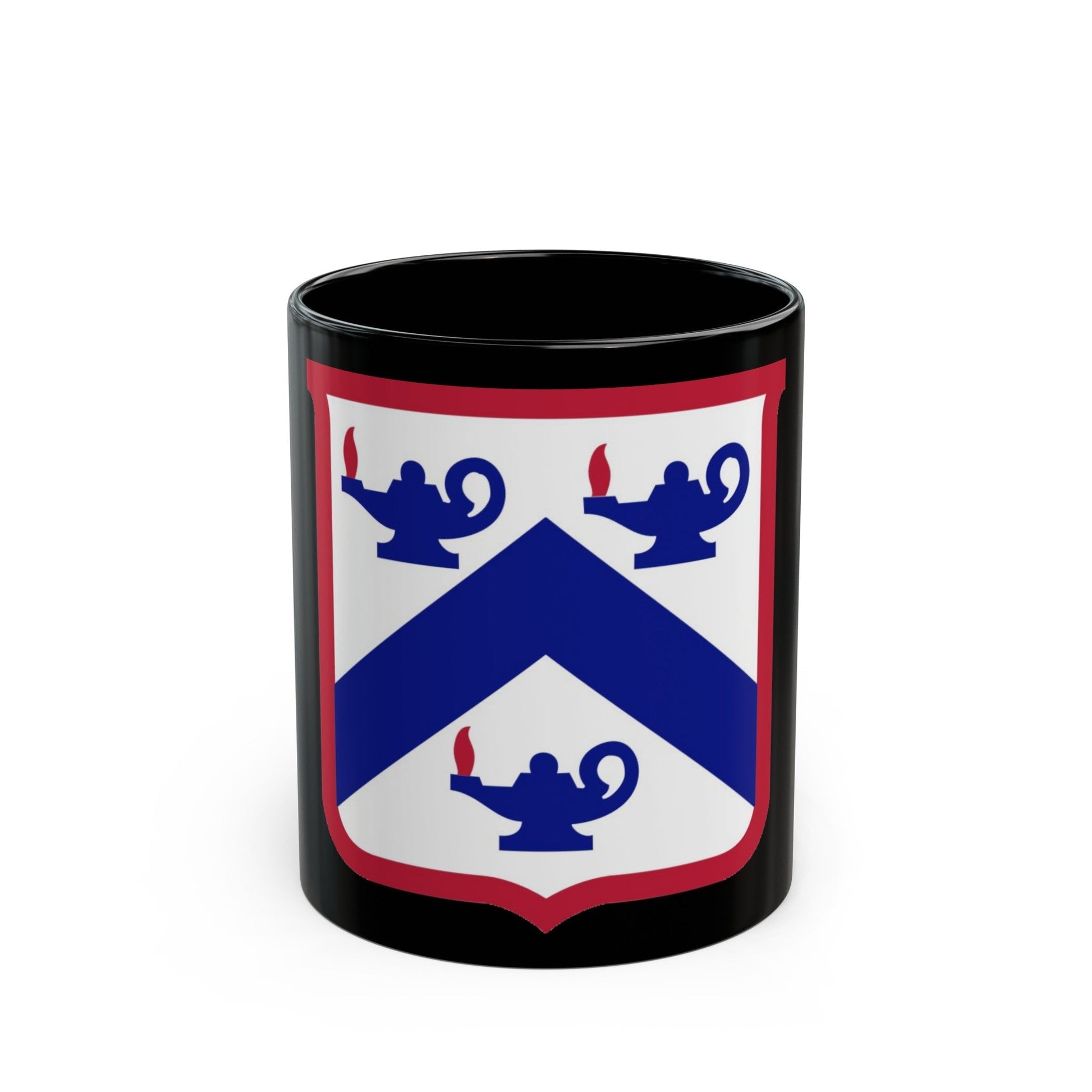 Combined Arms Center and Fort Leavenworth (U.S. Army) Black Coffee Mug-11oz-The Sticker Space