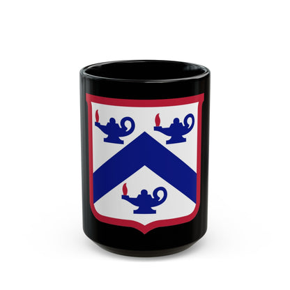 Combined Arms Center and Fort Leavenworth (U.S. Army) Black Coffee Mug-15oz-The Sticker Space