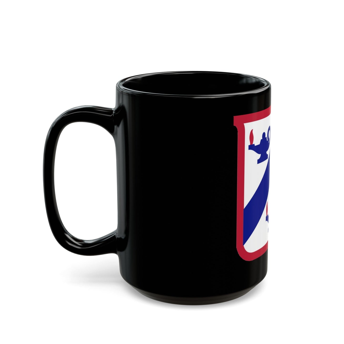 Combined Arms Center and Fort Leavenworth (U.S. Army) Black Coffee Mug-The Sticker Space