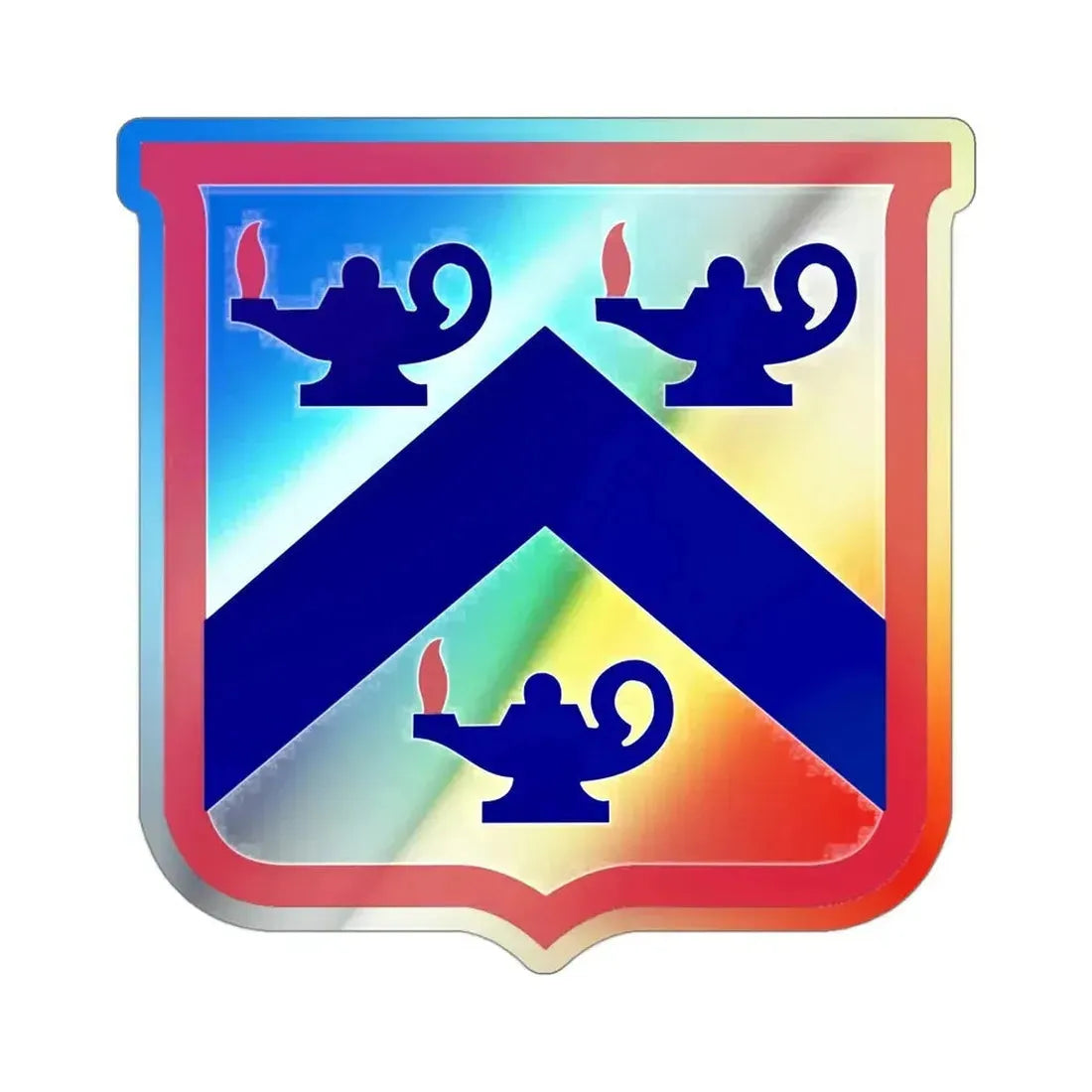 Combined Arms Center and Fort Leavenworth (U.S. Army) Holographic STICKER Die-Cut Vinyl Decal 3 Inch Holographic - The Sticker Space