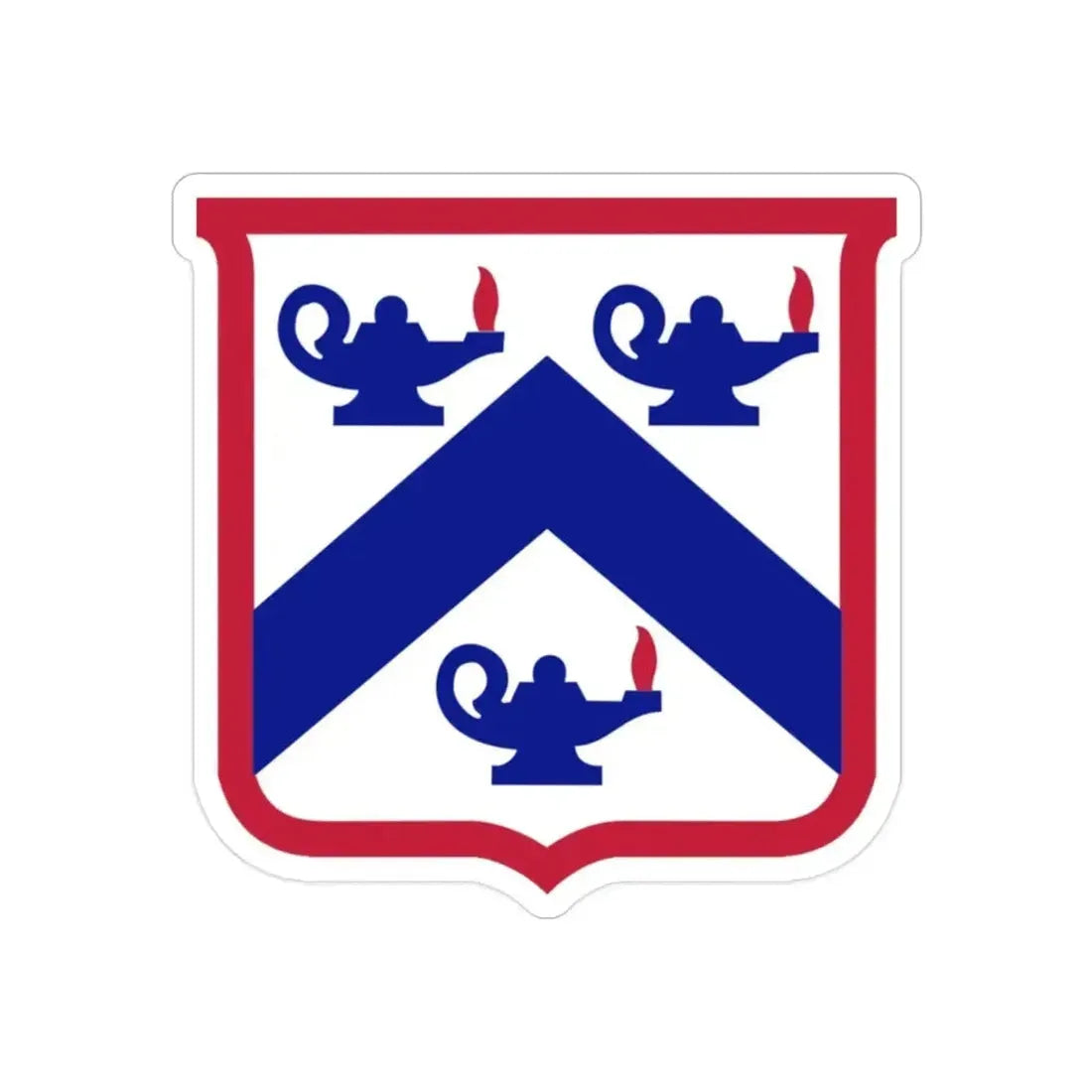 Combined Arms Center and Fort Leavenworth (U.S. Army) REVERSE PRINT Transparent Die-Cut STICKER - The Sticker Space