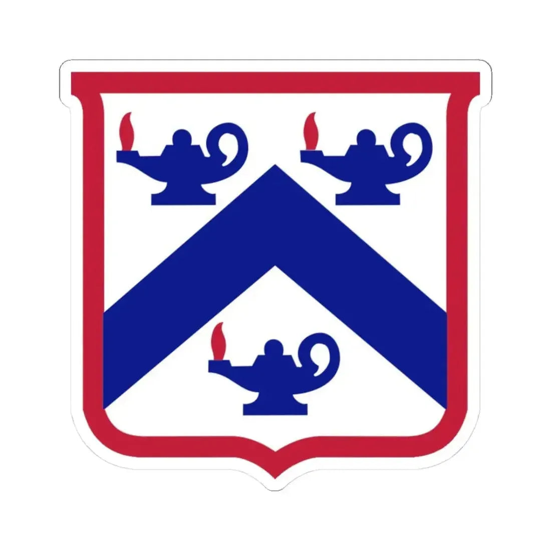 Combined Arms Center and Fort Leavenworth (U.S. Army) STICKER Vinyl Kiss-Cut Decal 3 Inch White - The Sticker Space