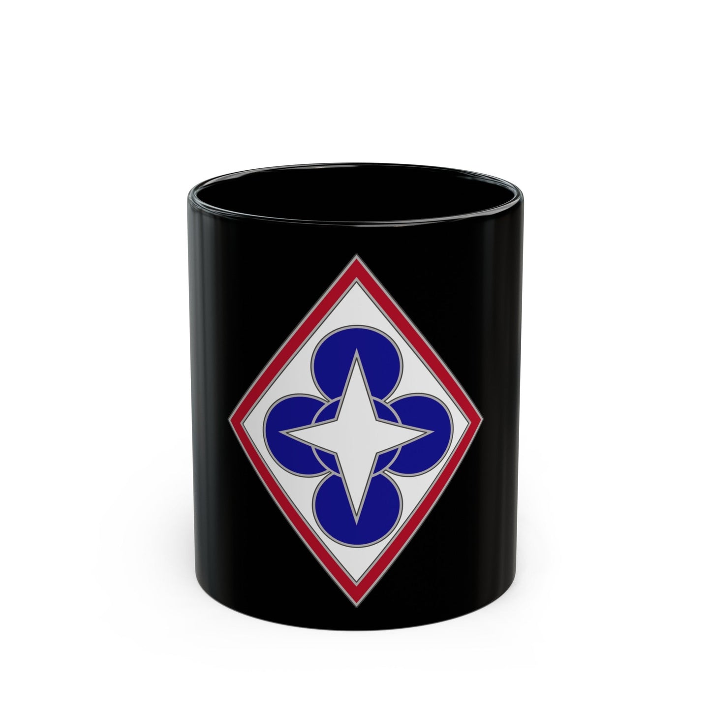 Combined Arms Support Command and Fort Lee (U.S. Army) Black Coffee Mug-11oz-The Sticker Space