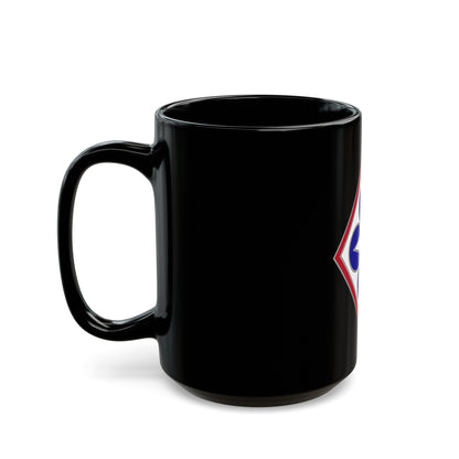 Combined Arms Support Command and Fort Lee (U.S. Army) Black Coffee Mug-The Sticker Space