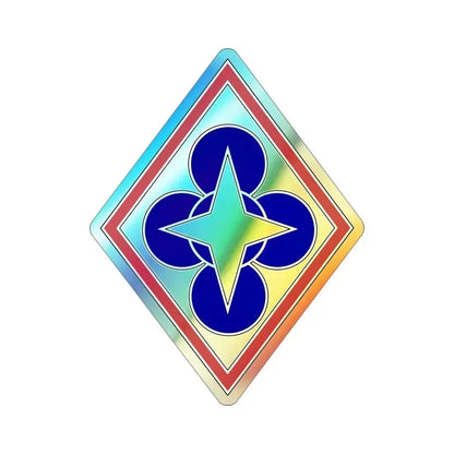 Combined Arms Support Command and Fort Lee (U.S. Army) Holographic STICKER Die-Cut Vinyl Decal 3 Inch Holographic - The Sticker Space