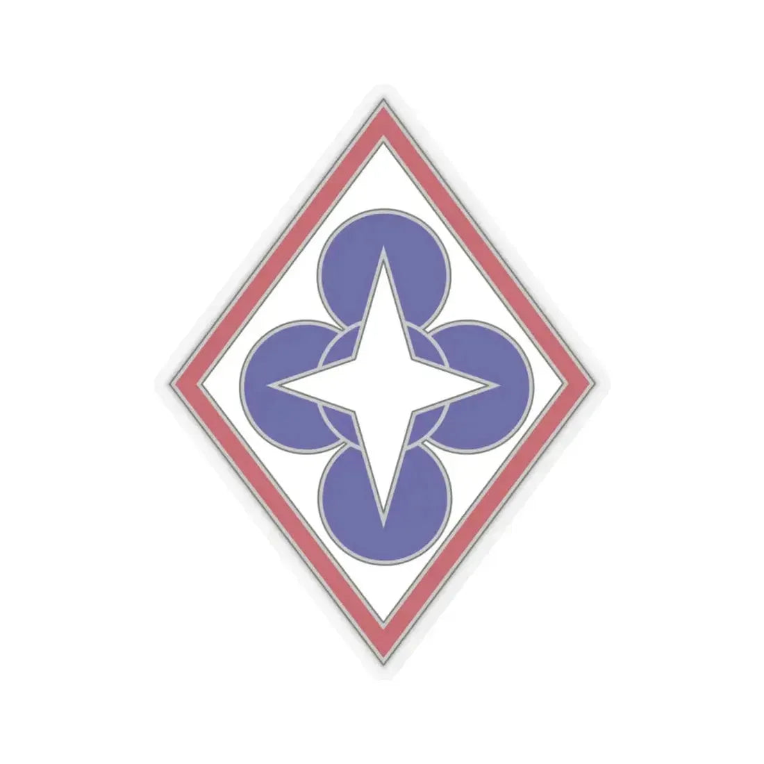 Combined Arms Support Command and Fort Lee (U.S. Army) STICKER Vinyl Kiss-Cut Decal 4 Inch Transparent - The Sticker Space