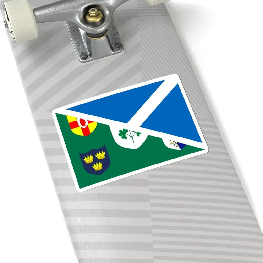 Combined flag of Scotland and Ireland rugby (Ireland) STICKER Vinyl Kiss-Cut Decal - The Sticker Space