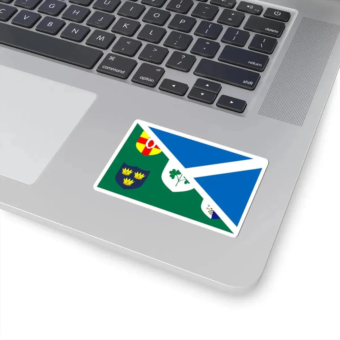 Combined flag of Scotland and Ireland rugby (Ireland) STICKER Vinyl Kiss-Cut Decal - The Sticker Space