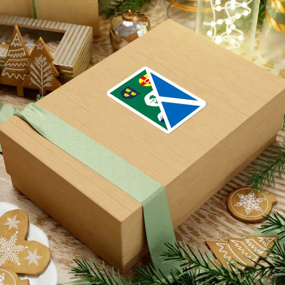 Combined flag of Scotland and Ireland rugby (Ireland) STICKER Vinyl Kiss-Cut Decal - The Sticker Space