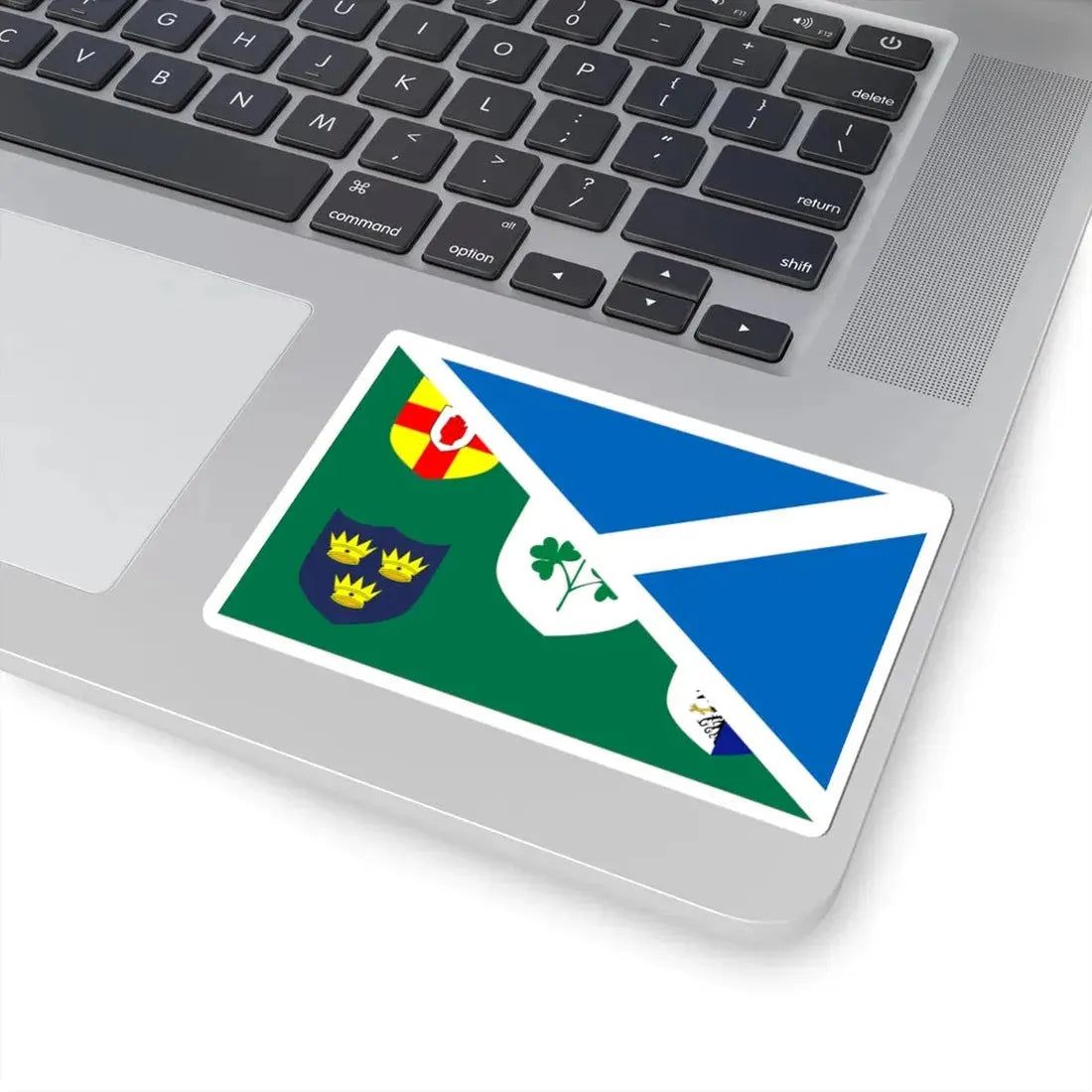 Combined flag of Scotland and Ireland rugby (Ireland) STICKER Vinyl Kiss-Cut Decal - The Sticker Space