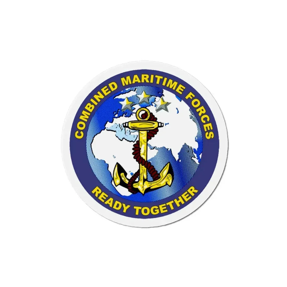 Combined Maritime Forces (U.S. Navy) Refrigerator Magnet 4 Inch - The Sticker Space
