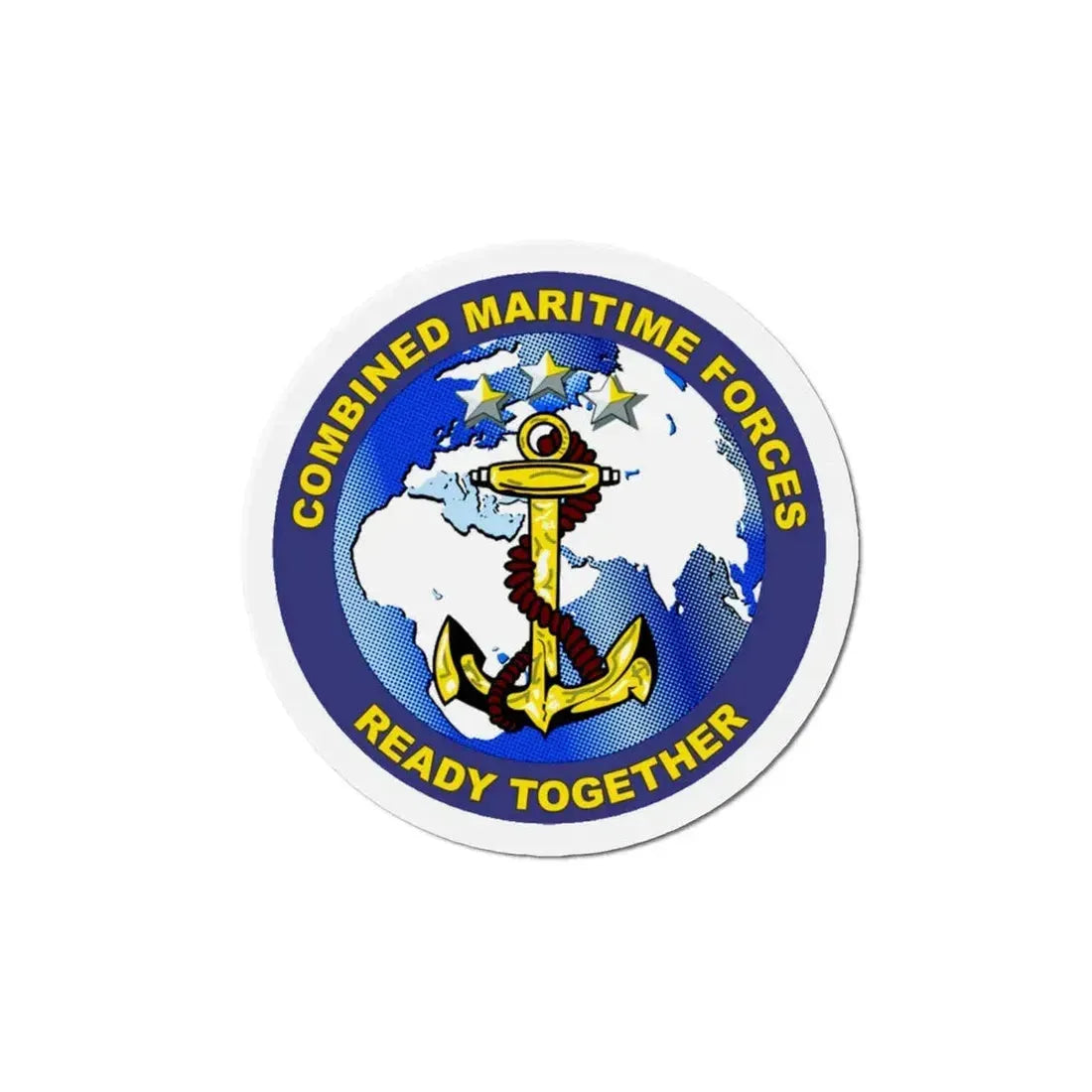 Combined Maritime Forces (U.S. Navy) Refrigerator Magnet 6 Inch - The Sticker Space