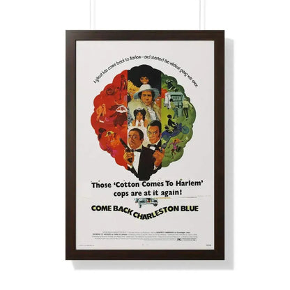 COME BACK, CHARLESTON BLUE 1972 - Framed Movie Poster 20" x 30" Walnut - The Sticker Space
