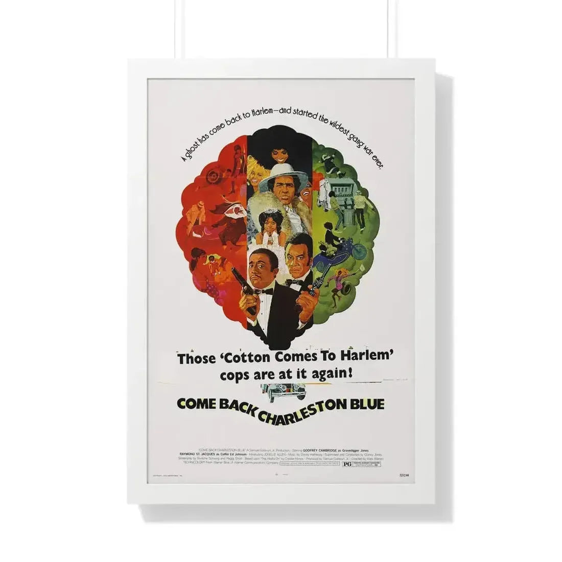 COME BACK, CHARLESTON BLUE 1972 - Framed Movie Poster - The Sticker Space