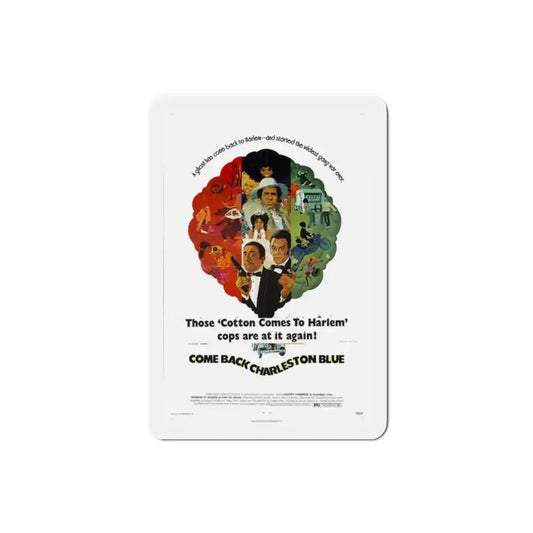 Come Back Charleston Blue 1972 Movie Poster Refrigerator Magnet 2 Inch - The Sticker Space