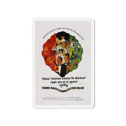 COME BACK, CHARLESTON BLUE 1972 Movie Poster - Refrigerator Magnet 4 Inch - The Sticker Space