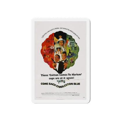 COME BACK, CHARLESTON BLUE 1972 Movie Poster - Refrigerator Magnet 6 Inch - The Sticker Space