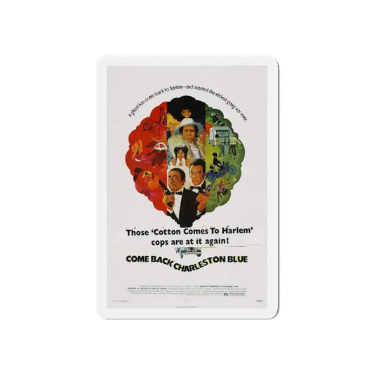 COME BACK, CHARLESTON BLUE 1972 Movie Poster - Refrigerator Magnet 6 Inch - The Sticker Space