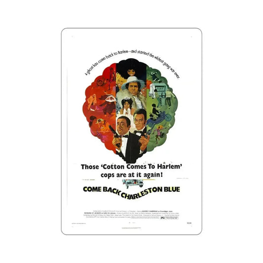 Come Back Charleston Blue 1972 Movie Poster STICKER Vinyl Die-Cut Decal 6 Inch - The Sticker Space