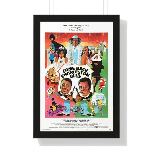 COME BACK CHARLESTON BLUE (2) 1972 - Framed Movie Poster 16″ x 24″ Black - The Sticker Space