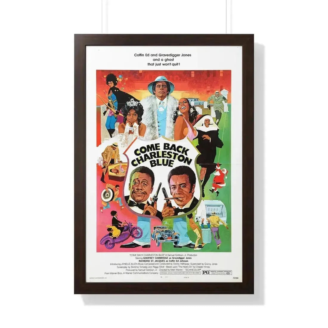 COME BACK CHARLESTON BLUE (2) 1972 - Framed Movie Poster - The Sticker Space