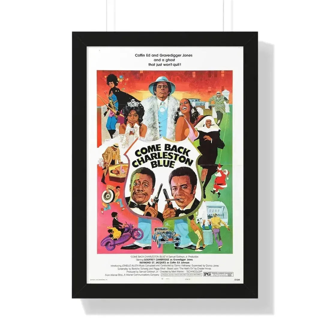 COME BACK CHARLESTON BLUE (2) 1972 - Framed Movie Poster - The Sticker Space
