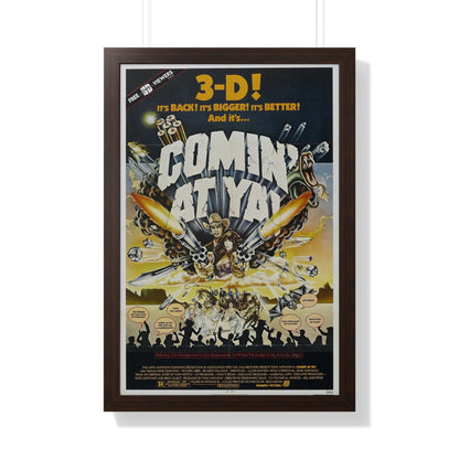 COMIN' AT YA! 1981 - Framed Movie Poster-20" x 30"-The Sticker Space