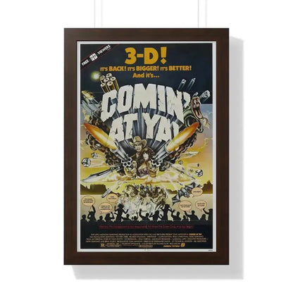 COMIN' AT YA! 1981 - Framed Movie Poster - The Sticker Space