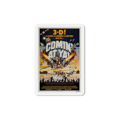 Comin' at Ya! 1981 Movie Poster Die-Cut Magnet-4" x 4"-The Sticker Space