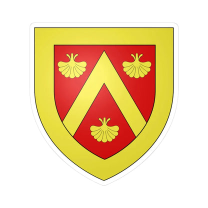 Comine ancien (France) (Coat of Arms) STICKER Vinyl Kiss-Cut Decal 3 Inch White - The Sticker Space