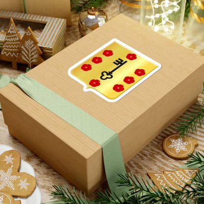 Comines Warneton wapen (Belgium) (Coat of Arms) STICKER Vinyl Kiss-Cut Decal - The Sticker Space