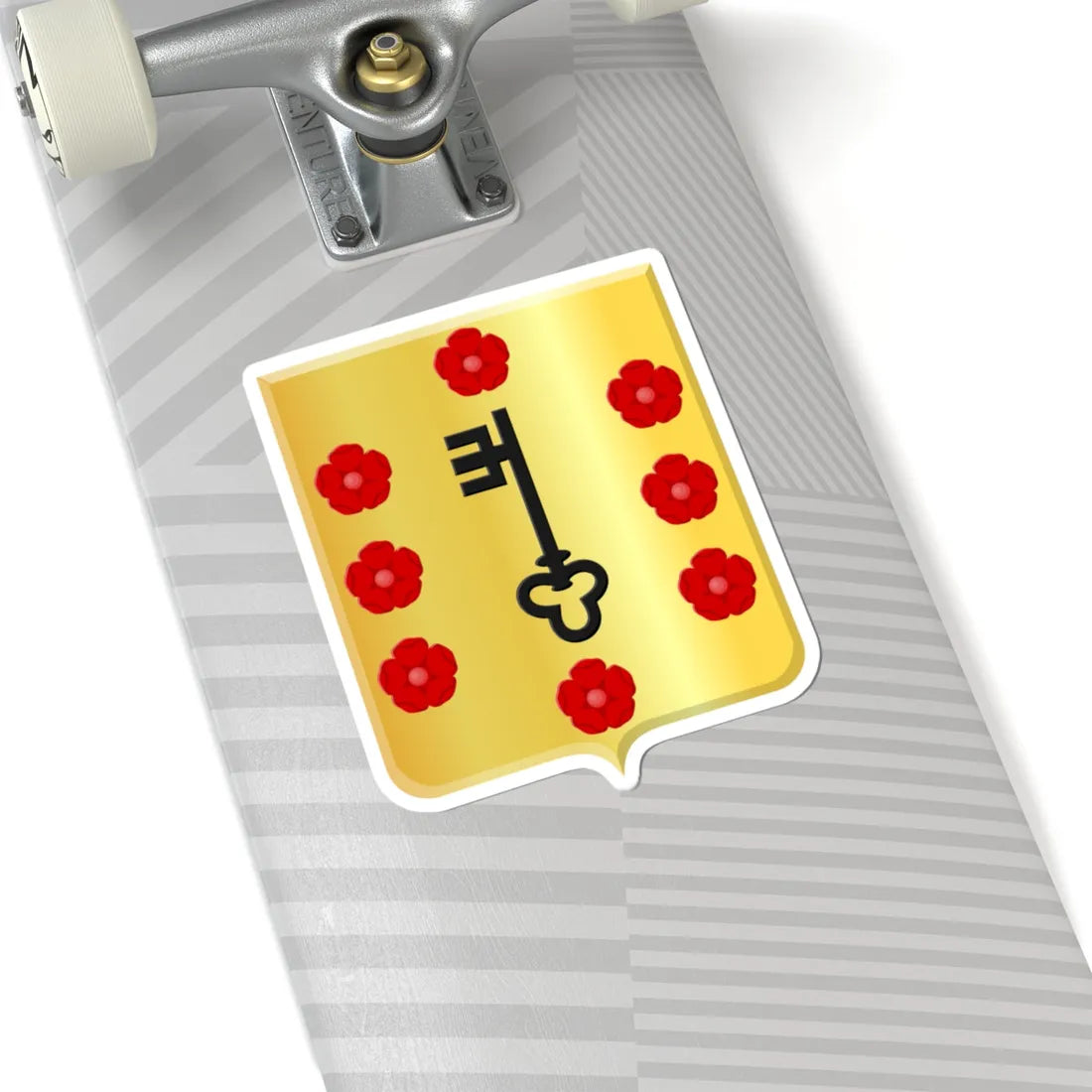 Comines Warneton wapen (Belgium) (Coat of Arms) STICKER Vinyl Kiss-Cut Decal - The Sticker Space