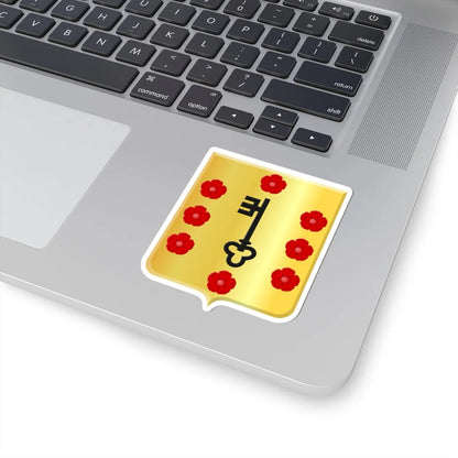 Comines Warneton wapen (Belgium) (Coat of Arms) STICKER Vinyl Kiss-Cut Decal - The Sticker Space