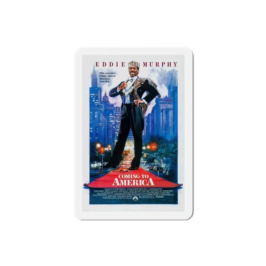Coming to America 1988 Movie Poster Refrigerator Magnet 2 Inch - The Sticker Space