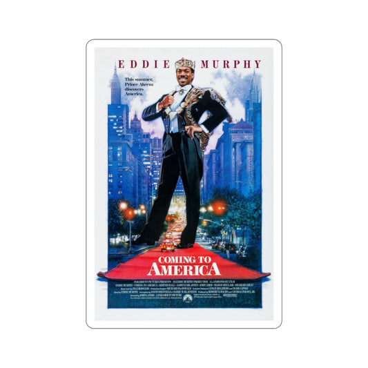 Coming to America 1988 Movie Poster STICKER Vinyl Die-Cut Decal-2 Inch-The Sticker Space