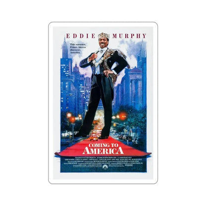 Coming to America 1988 Movie Poster STICKER Vinyl Die-Cut Decal - The Sticker Space