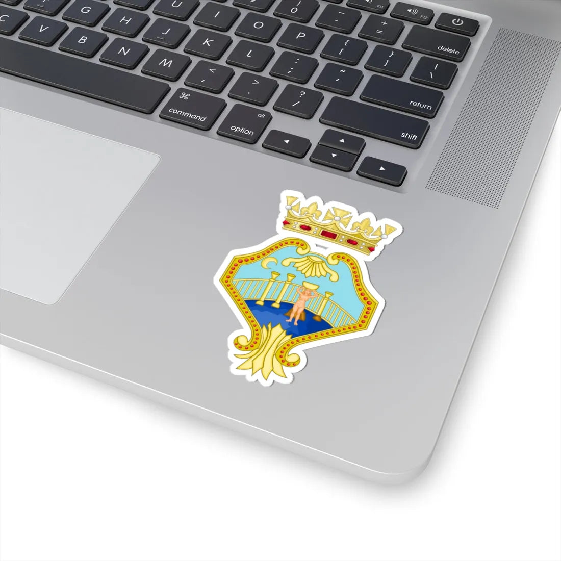 Comiso-Stemma (Italy) (Coat of Arms) STICKER Vinyl Kiss-Cut Decal - The Sticker Space