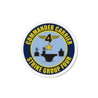 Command Carriers Strike Group 4 (U.S. Navy) Refrigerator Magnet - The Sticker Space