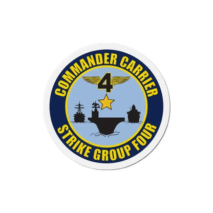 Command Carriers Strike Group 4 (U.S. Navy) Refrigerator Magnet - The Sticker Space