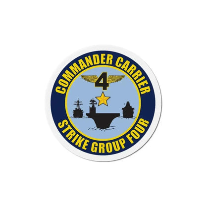 Command Carriers Strike Group 4 (U.S. Navy) Refrigerator Magnet - The Sticker Space