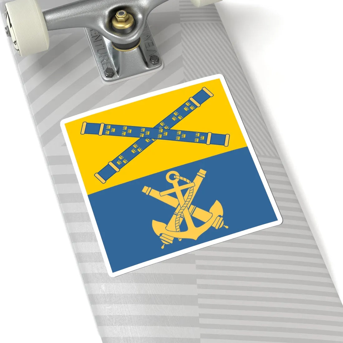Command sign of the Swedish Navy commander (Sweden) STICKER Vinyl Kiss-Cut Decal - The Sticker Space