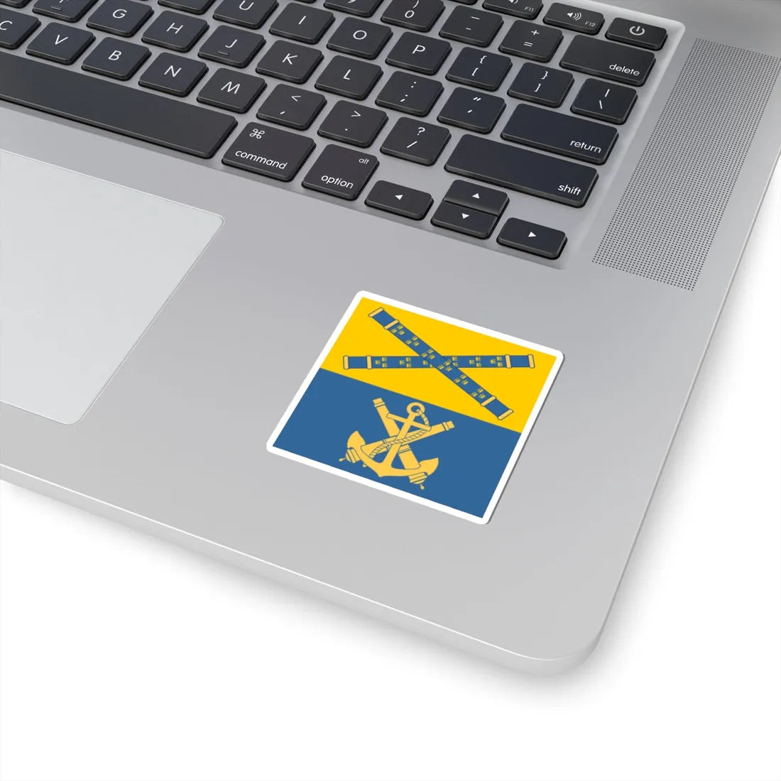 Command sign of the Swedish Navy commander (Sweden) STICKER Vinyl Kiss-Cut Decal - The Sticker Space