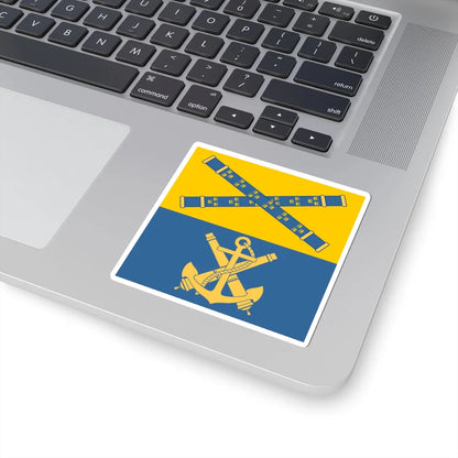 Command sign of the Swedish Navy commander (Sweden) STICKER Vinyl Kiss-Cut Decal - The Sticker Space