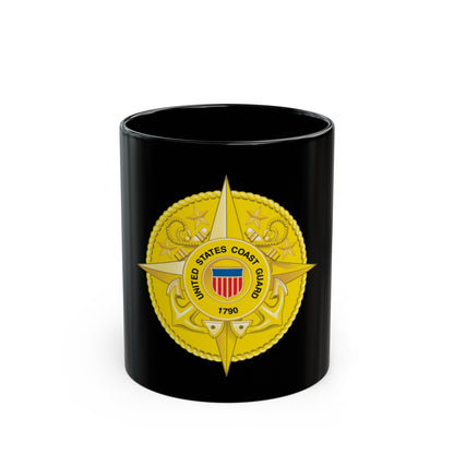 Commandant Staff (U.S. Coast Guard) Black Coffee Mug-11oz-The Sticker Space