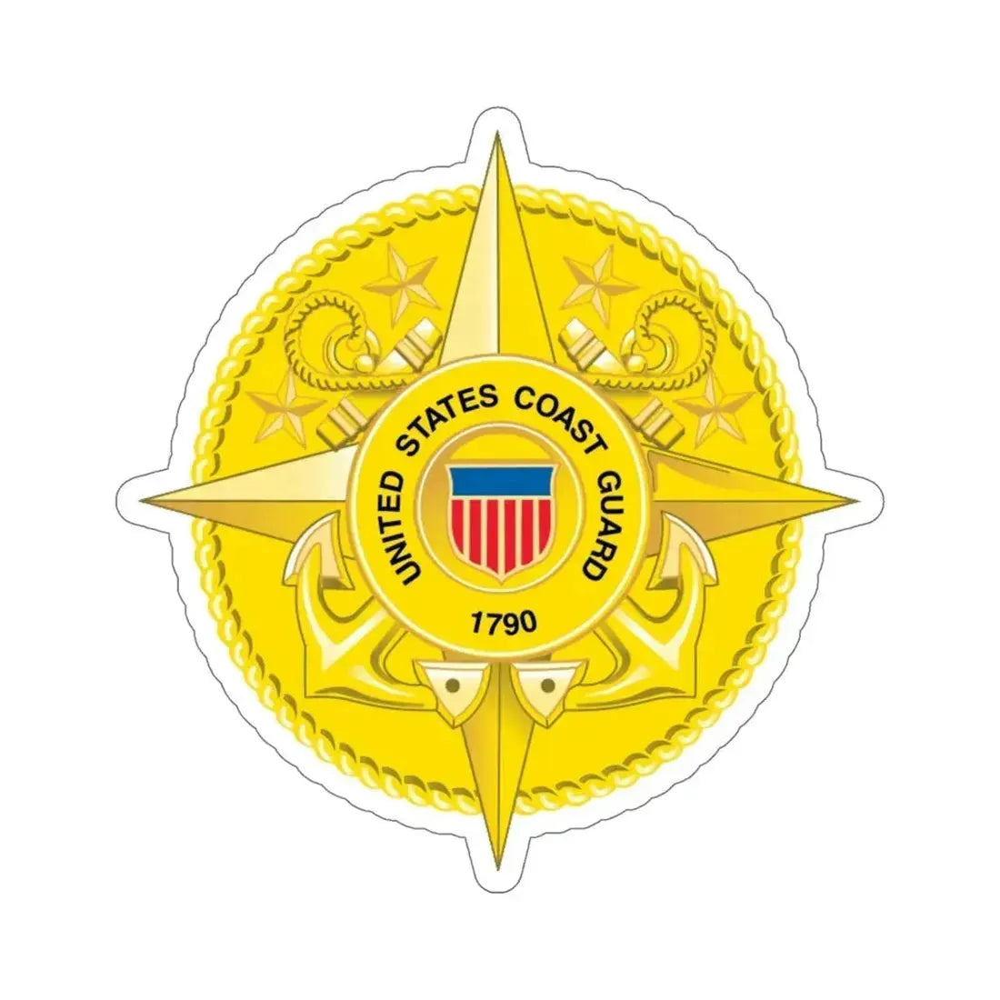 Commandant Staff (U.S. Coast Guard) STICKER Vinyl Die-Cut Decal - The Sticker Space