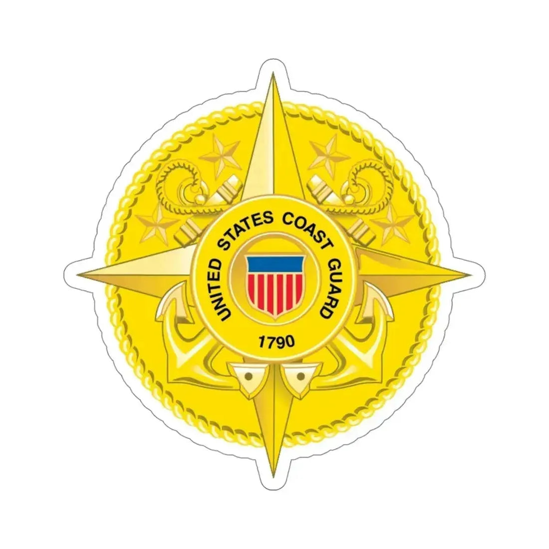 Commandant Staff (U.S. Coast Guard) STICKER Vinyl Die-Cut Decal - The Sticker Space